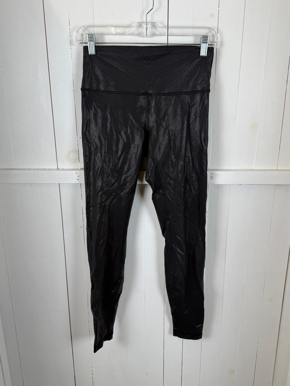 Lululemon Black Ankle Leggings Size 8 Nylon Pre-Owned